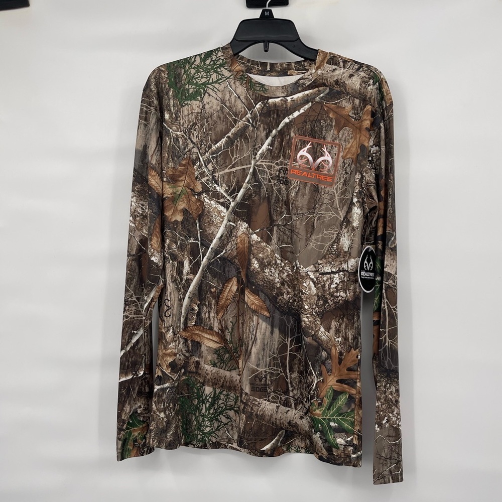 RealTree NWT Camo long sleeve polyester thin shirt